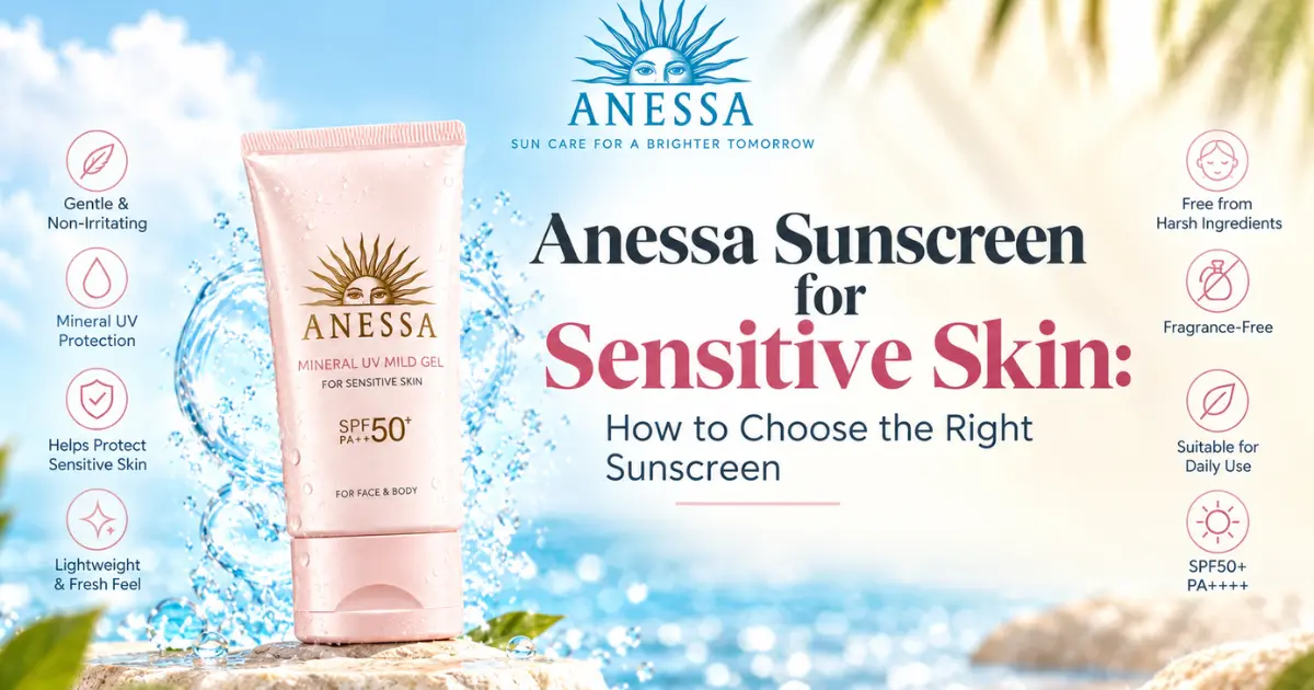 Anessa Sunscreen for Sensitive Skin