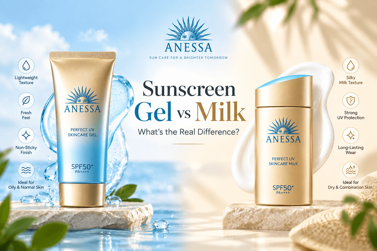 Anessa Sunscreen for Acne-Prone Skin
